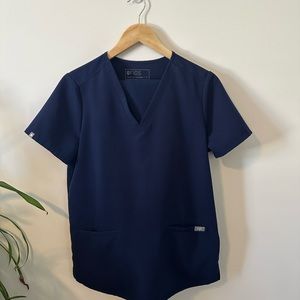 Navy scrub set by FIGS.